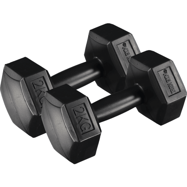 
IRON GYM, 
FIXED HEX DUMBBELL 2KG PAIR, 
Detail 1
