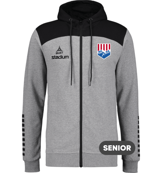 
SELECT, 
OXFORD ZIP HOODIE, 
Detail 1
