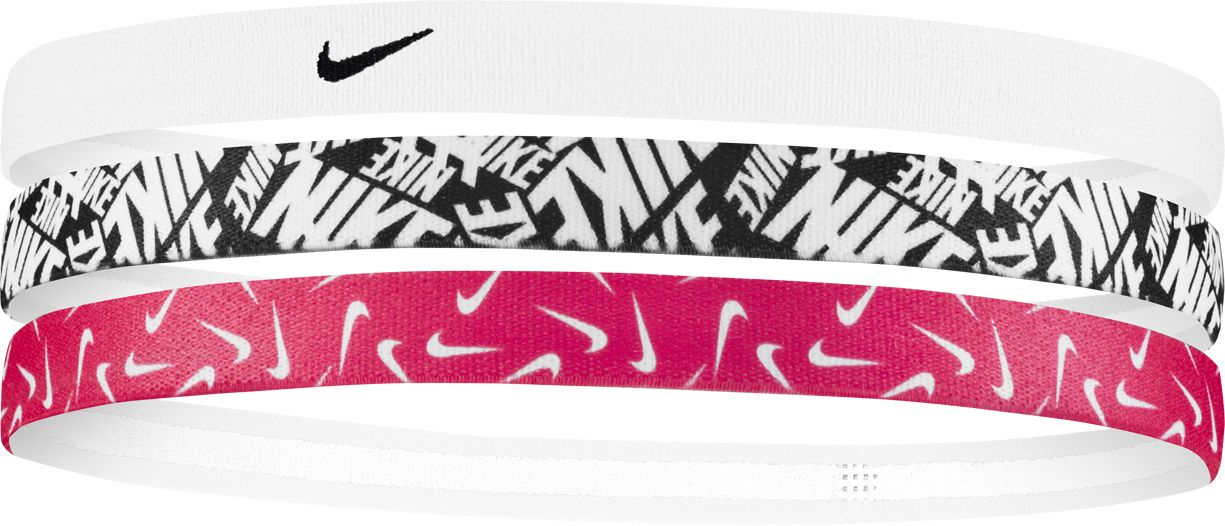 NIKE, PRINTED HEADBANDS 3PK