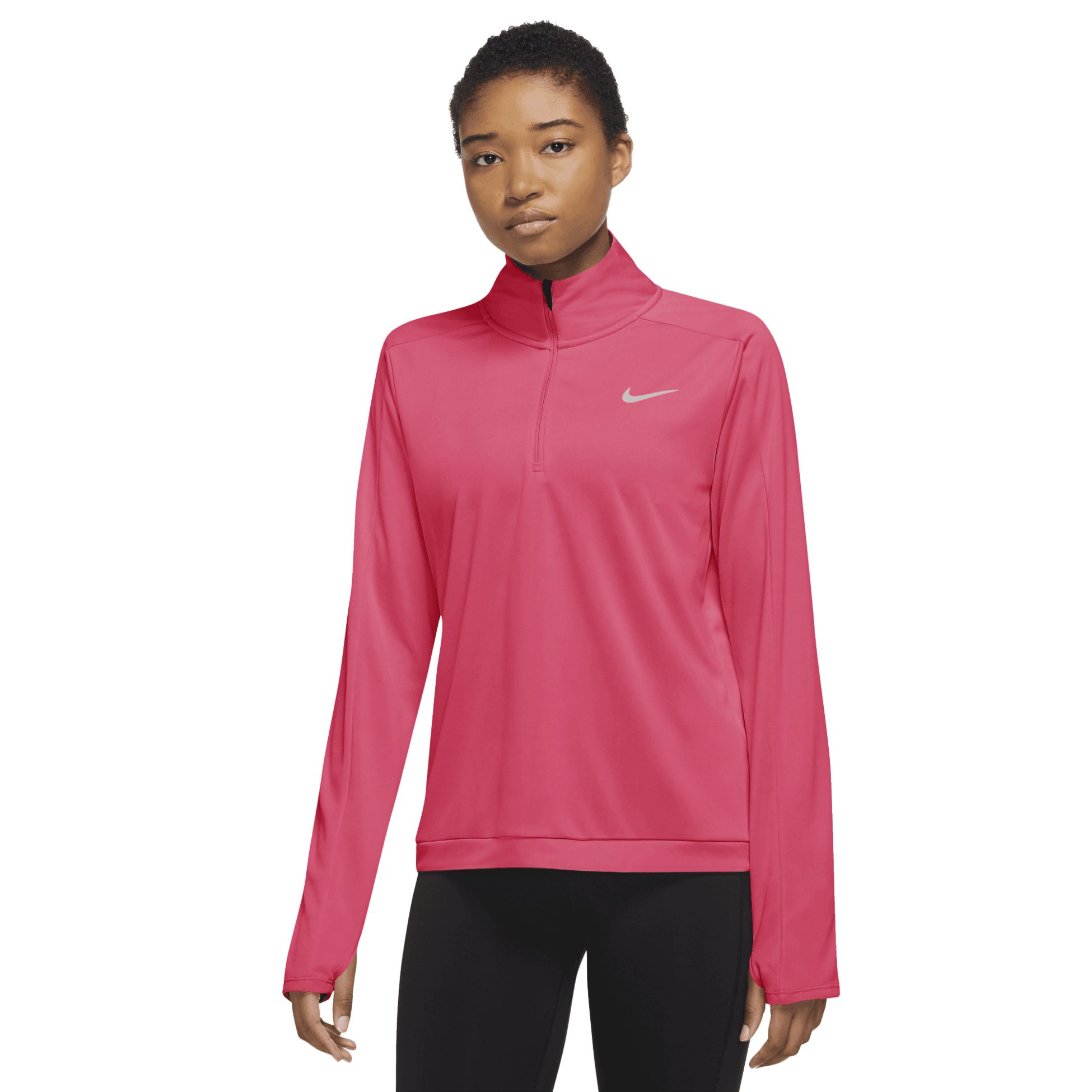 NIKE, W DRI-FIT PACER 1/2-ZIP PULLOV