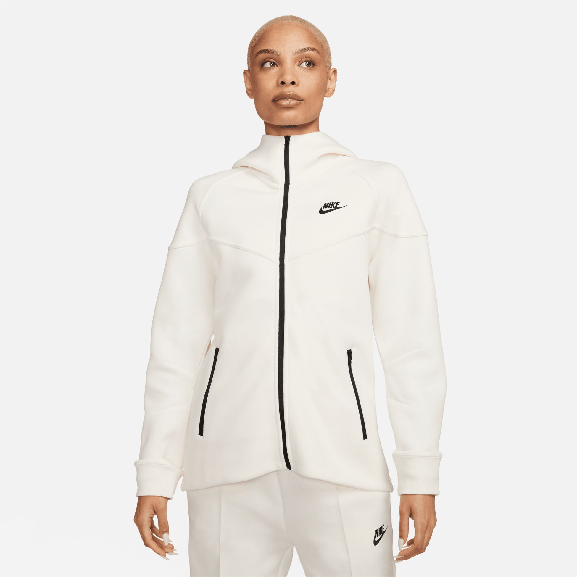 NIKE, W TECH FLC WR FZ HD