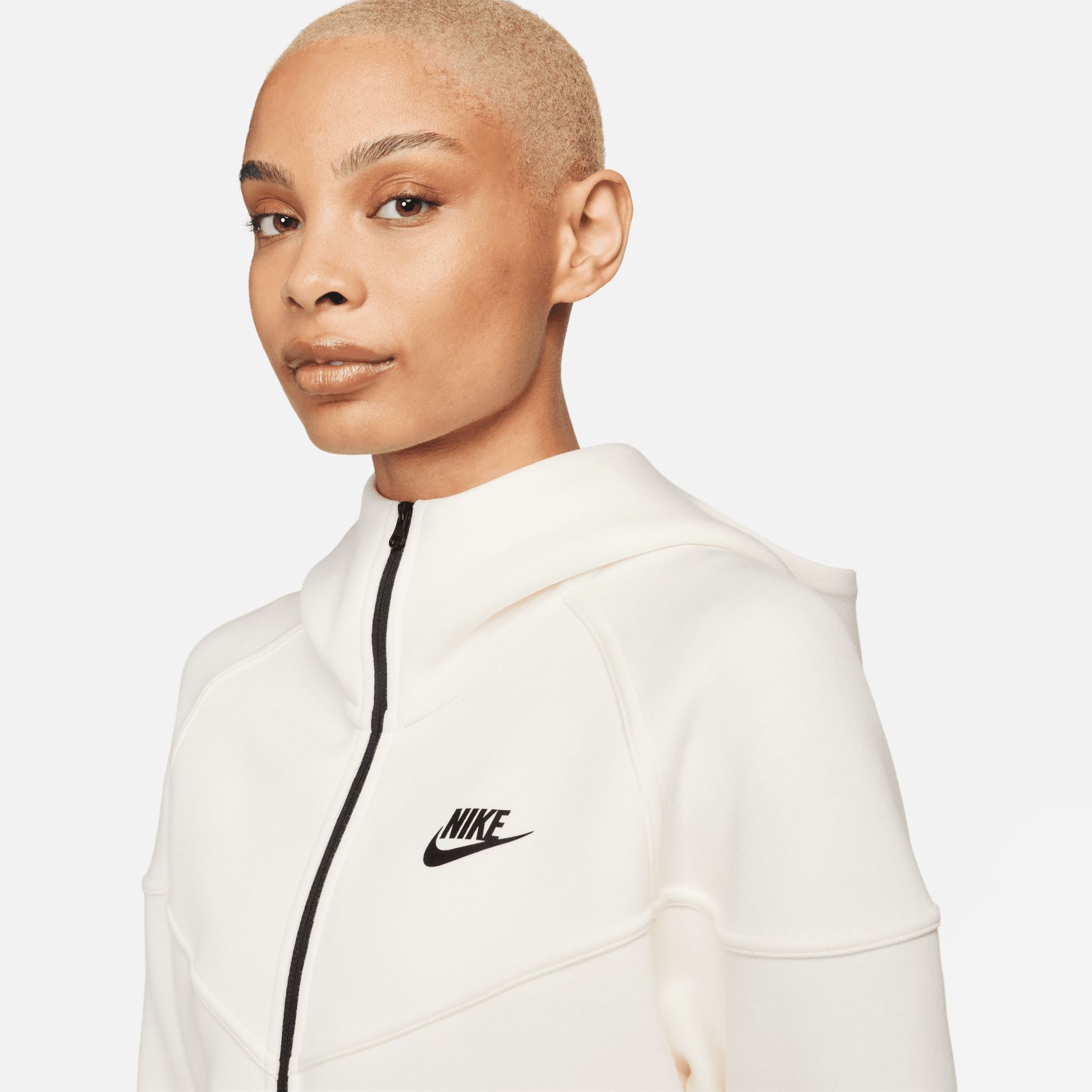 NIKE, W TECH FLC WR FZ HD