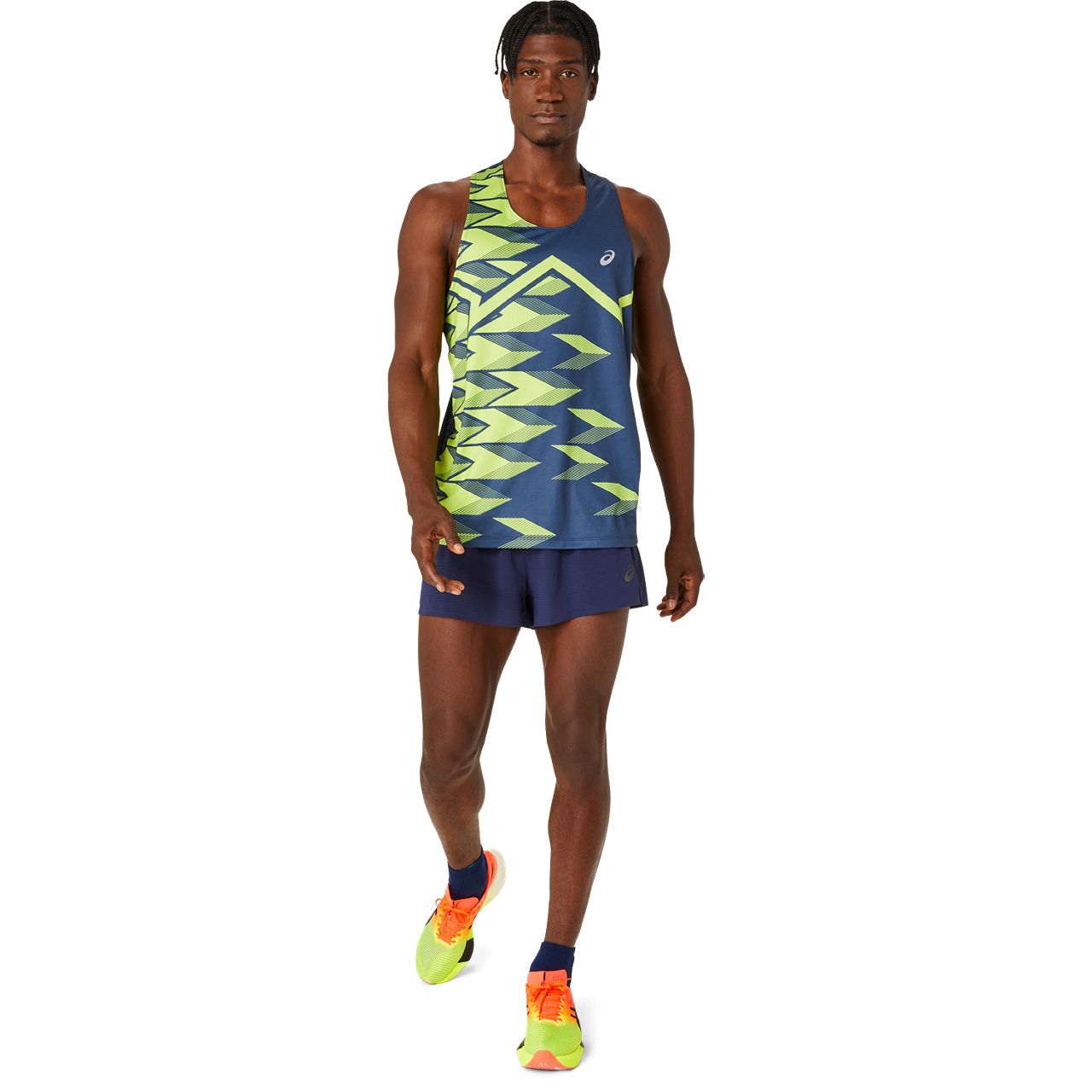 ASICS, M METARUN SPLIT SHORTS