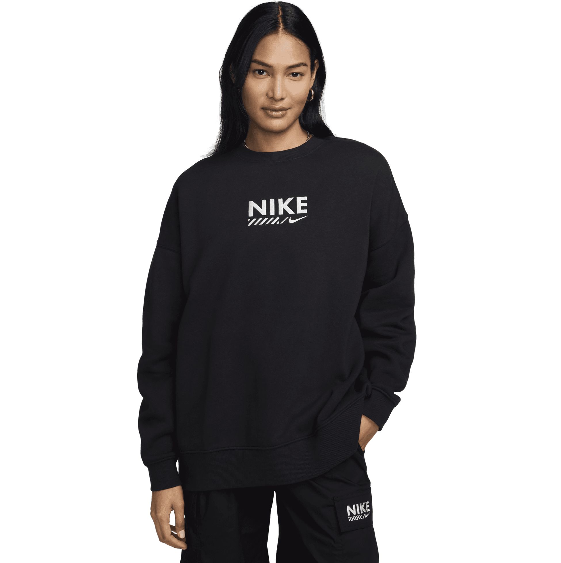 NIKE, W NSW FLC OS CREW GLS