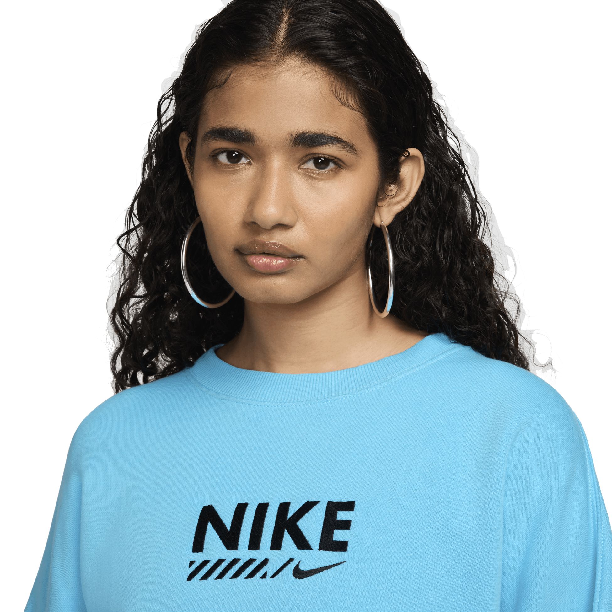 NIKE, W NSW FLC OS CREW GLS