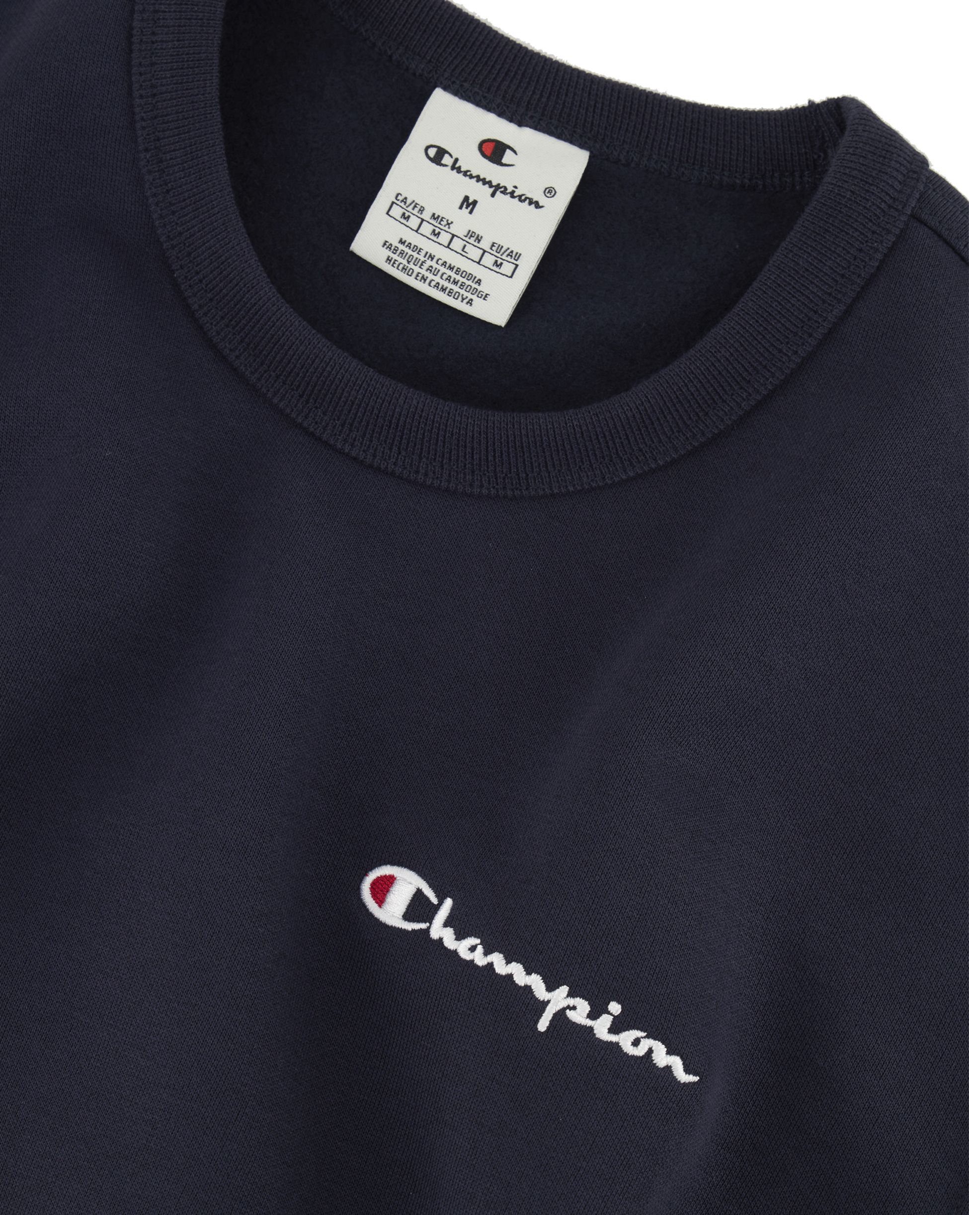 CHAMPION, M CREWNECK SWEATSHIRT SMALL LOGO