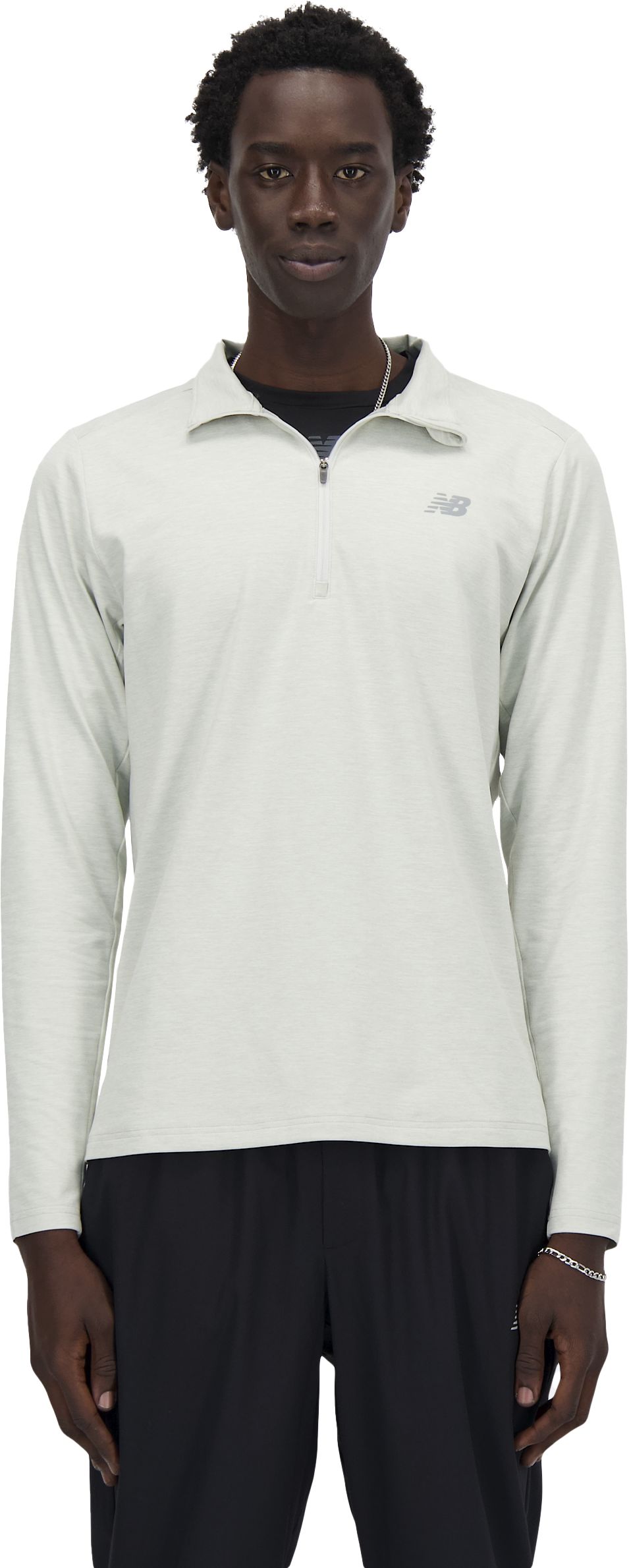 NEW BALANCE, M SPACE DYE 1/4 ZIP