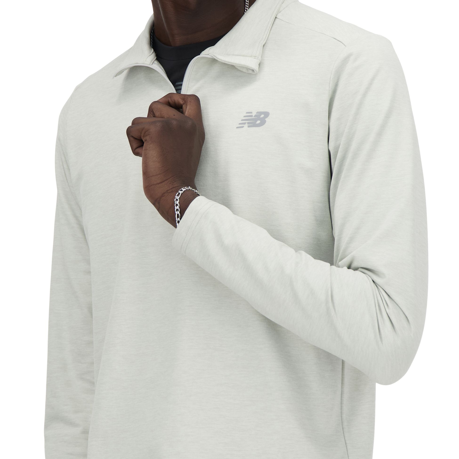 NEW BALANCE, M SPACE DYE 1/4 ZIP